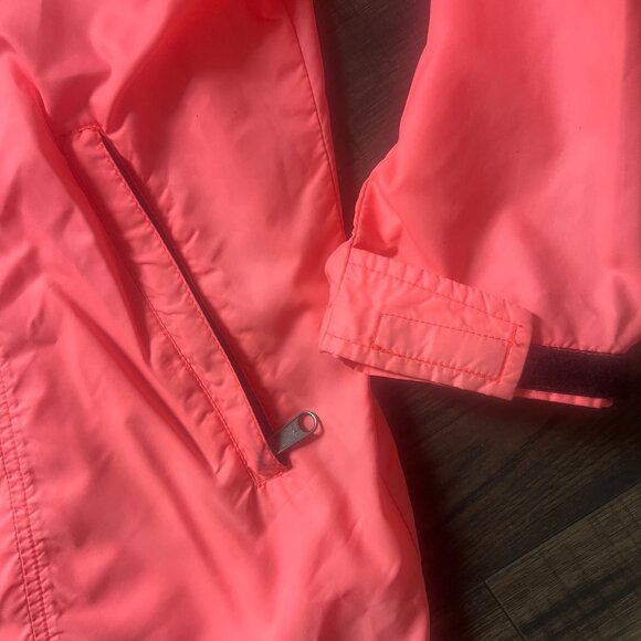 The North Face Mens Quarter Front Windbreaker Jacket Medium Pink Salmon Peach - Picture 6 of 7